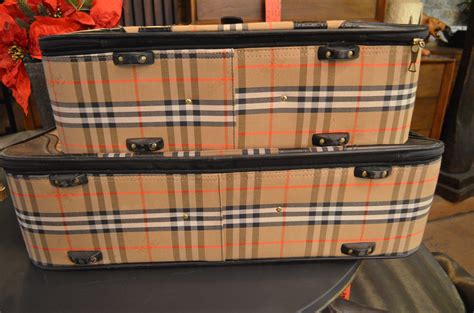 burberry luggage|vintage burberry luggage.